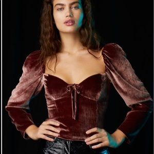 Wilfred Novella Velvet Blouse